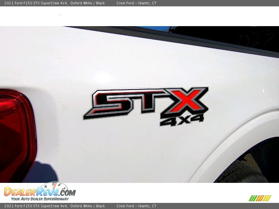 2021 Ford F150 STX SuperCrew 4x4 Oxford White / Black Photo #9