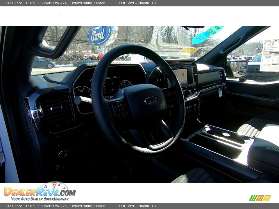 2021 Ford F150 STX SuperCrew 4x4 Oxford White / Black Photo #10