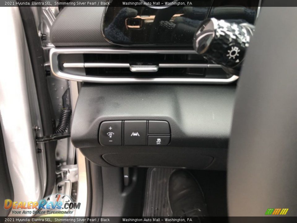2021 Hyundai Elantra SEL Shimmering Silver Pearl / Black Photo #13