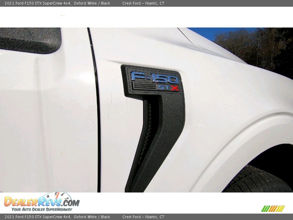 2021 Ford F150 STX SuperCrew 4x4 Oxford White / Black Photo #25