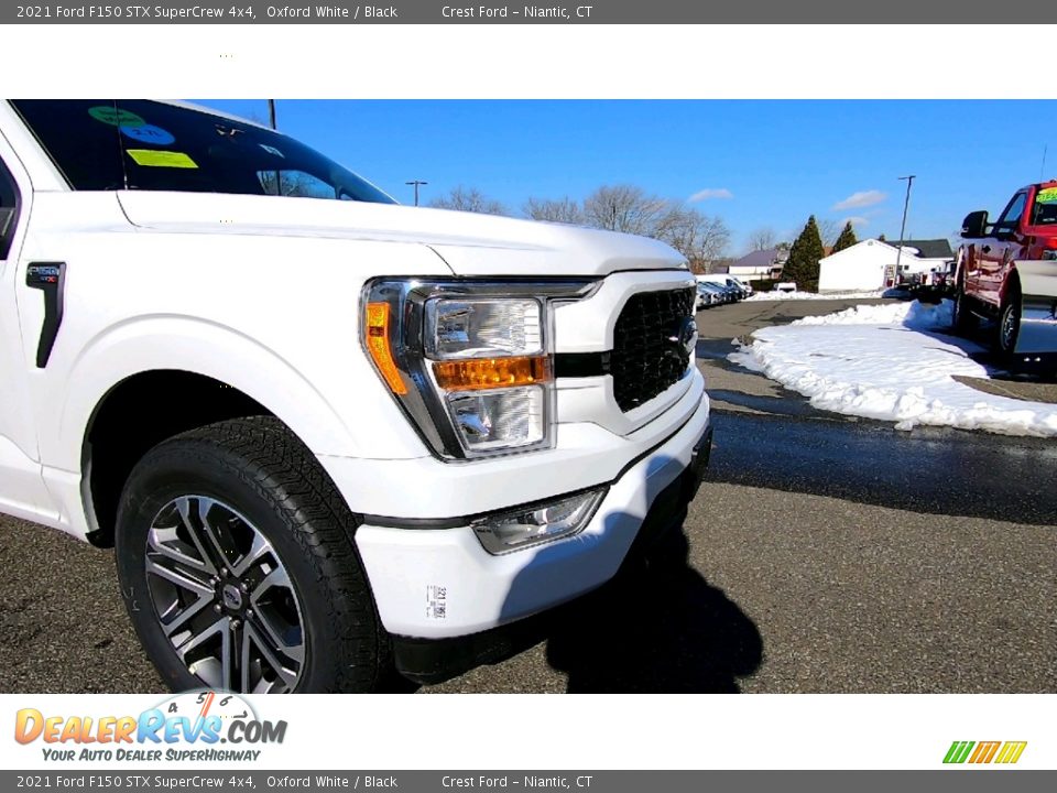 2021 Ford F150 STX SuperCrew 4x4 Oxford White / Black Photo #27