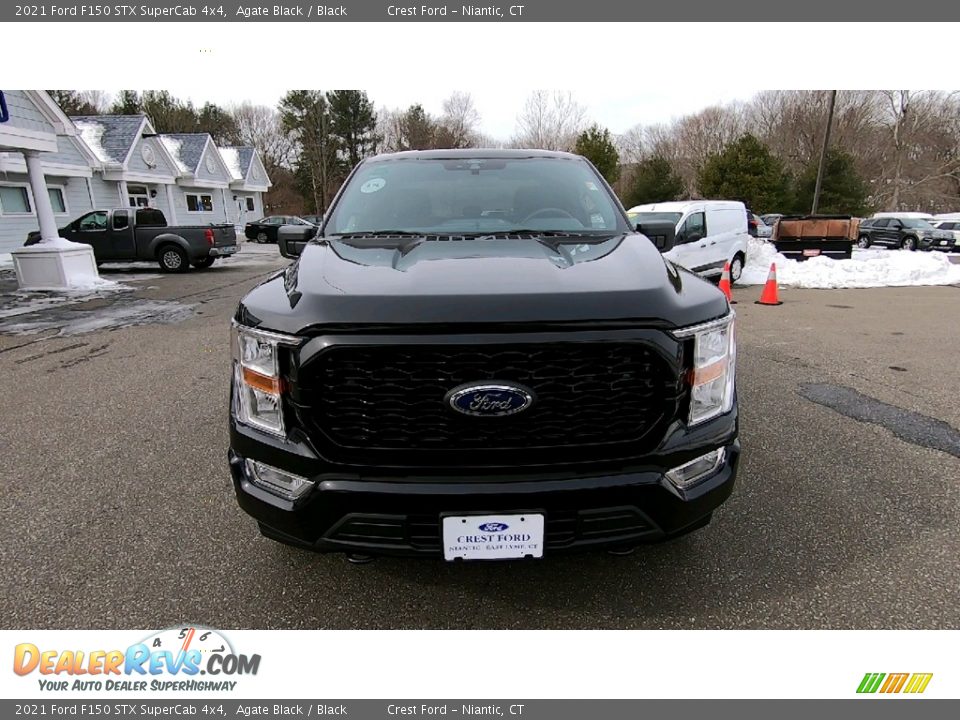 2021 Ford F150 STX SuperCab 4x4 Agate Black / Black Photo #2