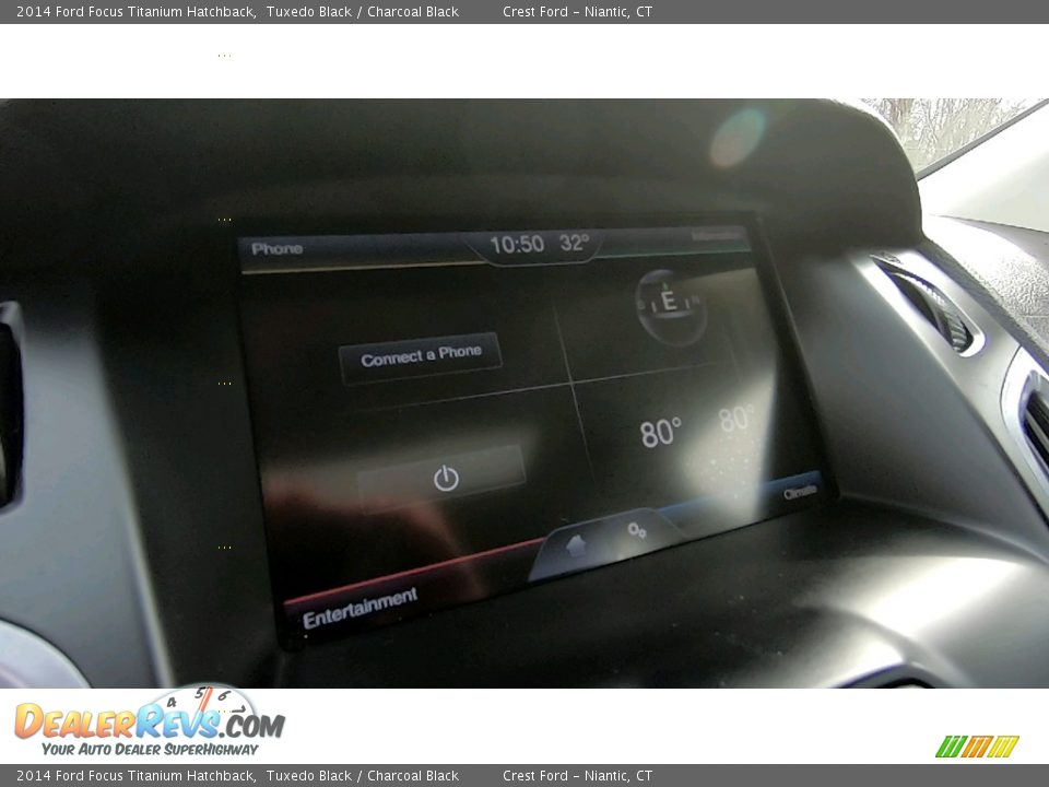 2014 Ford Focus Titanium Hatchback Tuxedo Black / Charcoal Black Photo #15