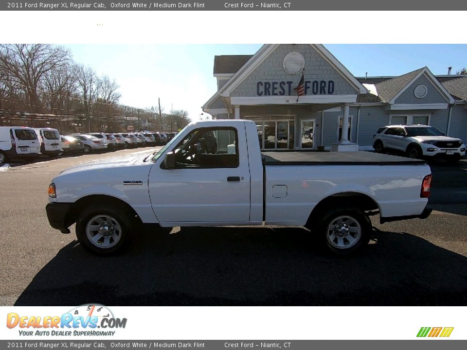 2011 Ford Ranger XL Regular Cab Oxford White / Medium Dark Flint Photo #4