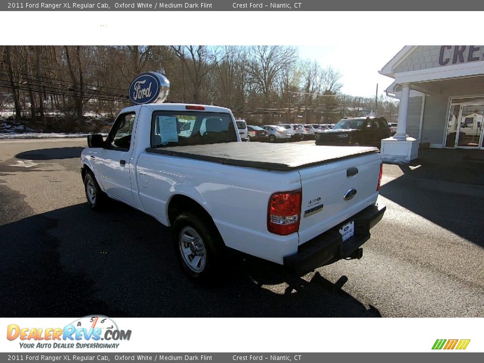 2011 Ford Ranger XL Regular Cab Oxford White / Medium Dark Flint Photo #5