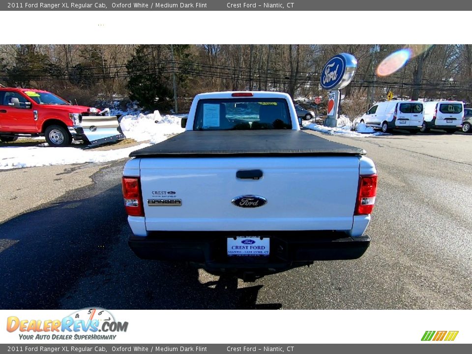 2011 Ford Ranger XL Regular Cab Oxford White / Medium Dark Flint Photo #6