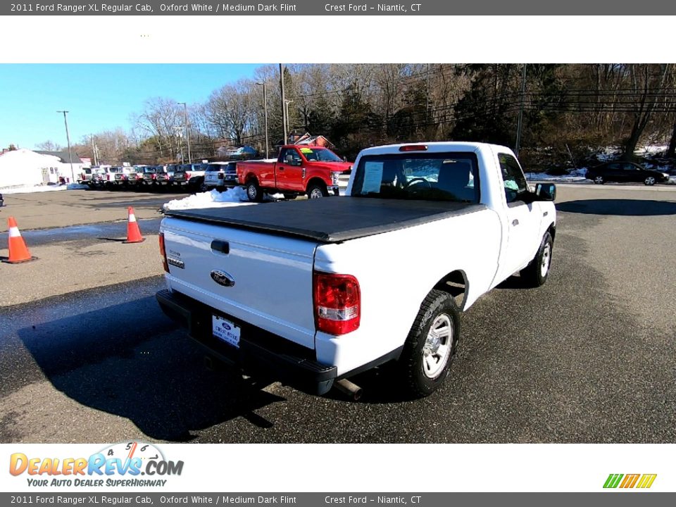 2011 Ford Ranger XL Regular Cab Oxford White / Medium Dark Flint Photo #7