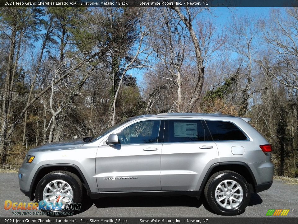 Billet Silver Metallic 2021 Jeep Grand Cherokee Laredo 4x4 Photo #1