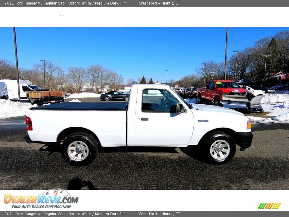 2011 Ford Ranger XL Regular Cab Oxford White / Medium Dark Flint Photo #8