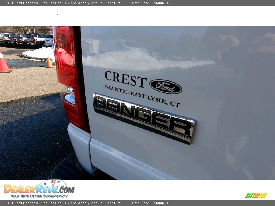 2011 Ford Ranger XL Regular Cab Oxford White / Medium Dark Flint Photo #9