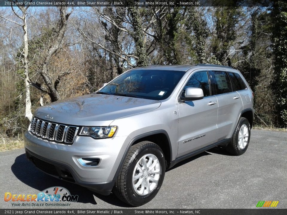 2021 Jeep Grand Cherokee Laredo 4x4 Billet Silver Metallic / Black Photo #2