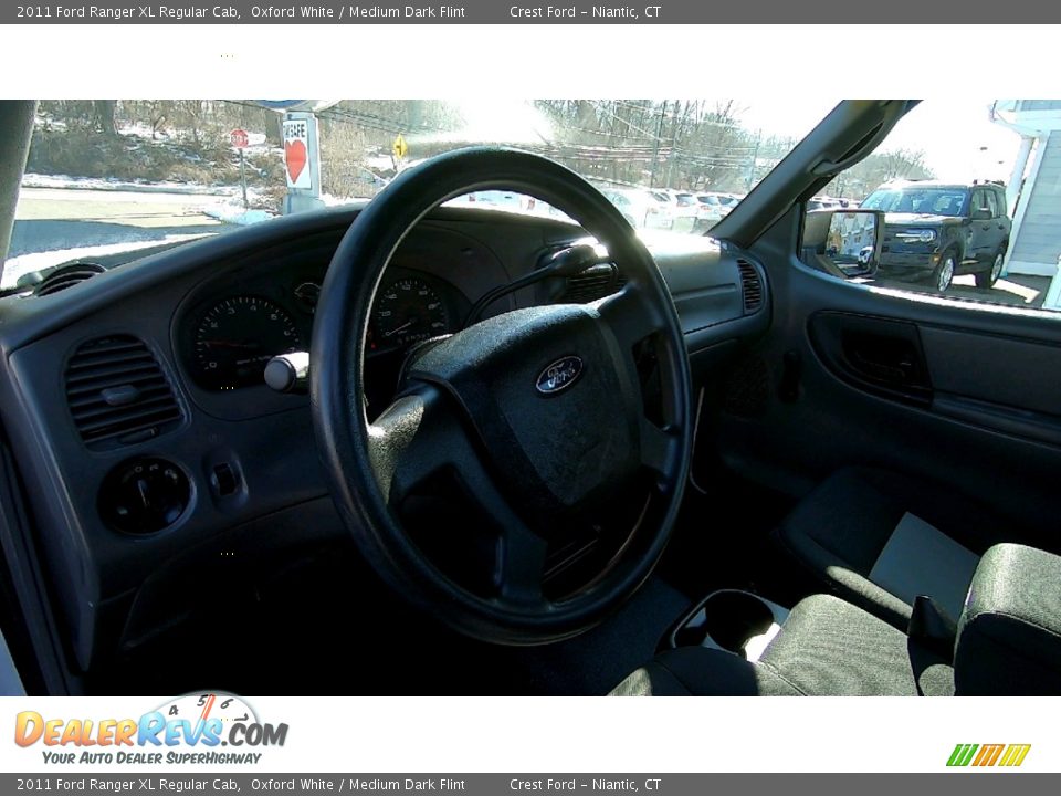 2011 Ford Ranger XL Regular Cab Oxford White / Medium Dark Flint Photo #10