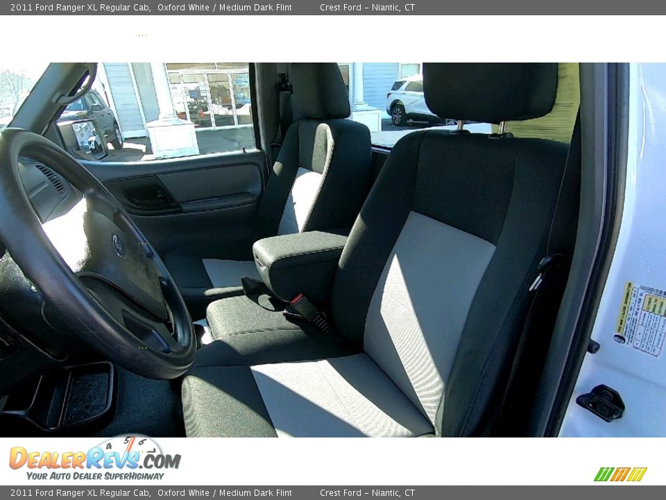 2011 Ford Ranger XL Regular Cab Oxford White / Medium Dark Flint Photo #11