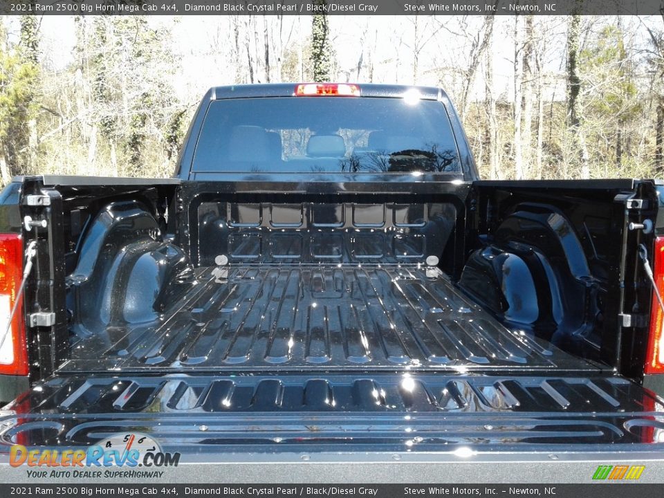 2021 Ram 2500 Big Horn Mega Cab 4x4 Diamond Black Crystal Pearl / Black/Diesel Gray Photo #8