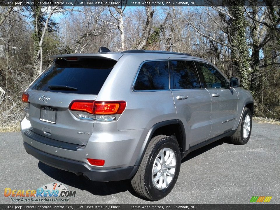 2021 Jeep Grand Cherokee Laredo 4x4 Billet Silver Metallic / Black Photo #6