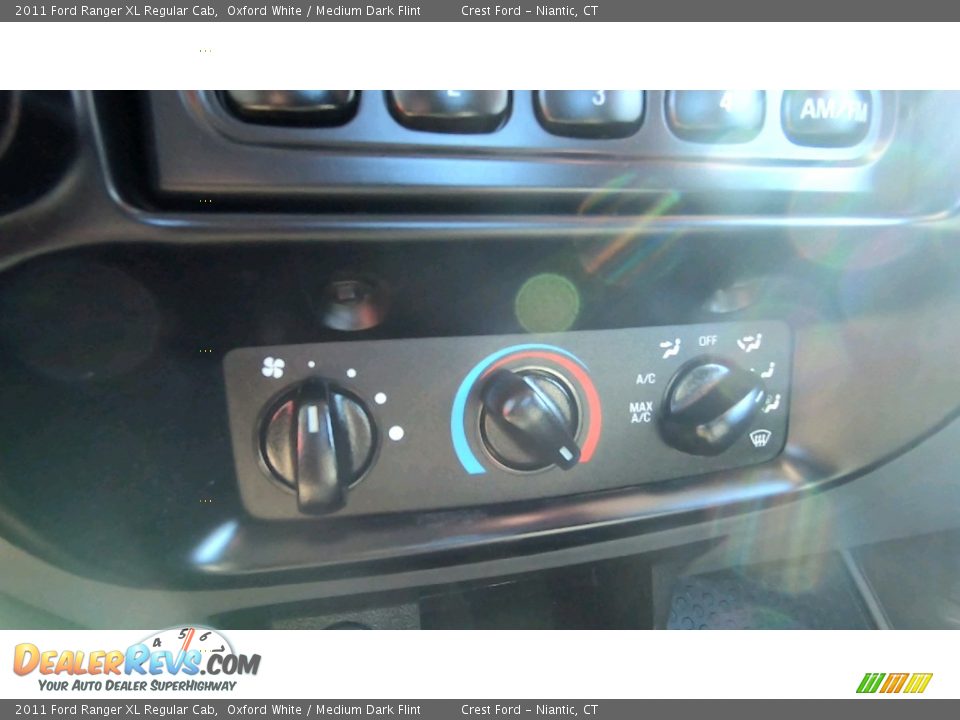 2011 Ford Ranger XL Regular Cab Oxford White / Medium Dark Flint Photo #15