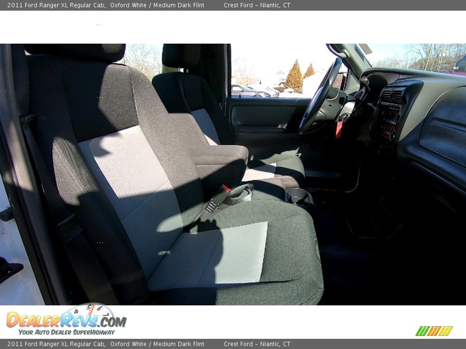 2011 Ford Ranger XL Regular Cab Oxford White / Medium Dark Flint Photo #19