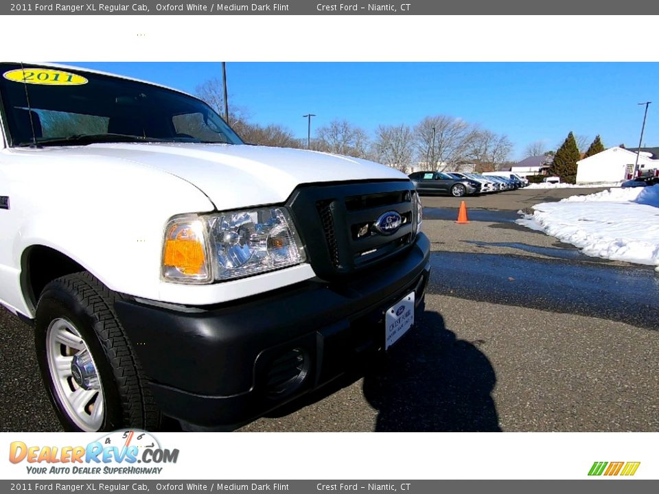 2011 Ford Ranger XL Regular Cab Oxford White / Medium Dark Flint Photo #23