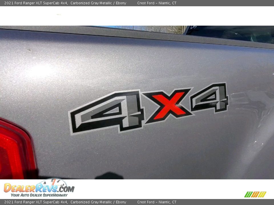 2021 Ford Ranger XLT SuperCab 4x4 Carbonized Gray Metallic / Ebony Photo #9