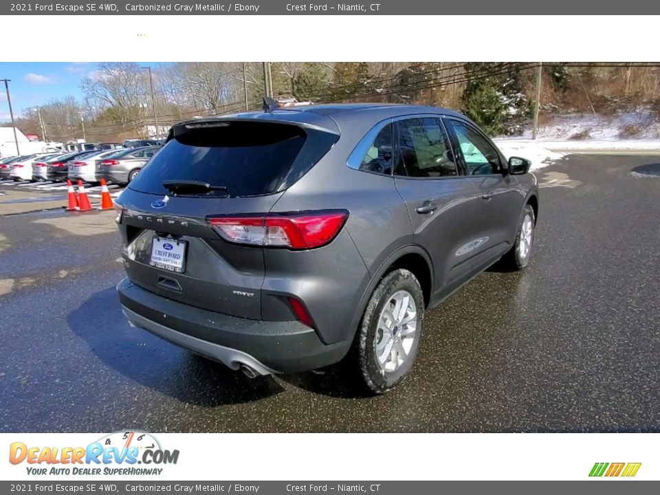 2021 Ford Escape SE 4WD Carbonized Gray Metallic / Ebony Photo #7