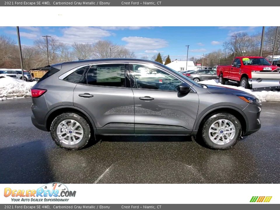 2021 Ford Escape SE 4WD Carbonized Gray Metallic / Ebony Photo #8