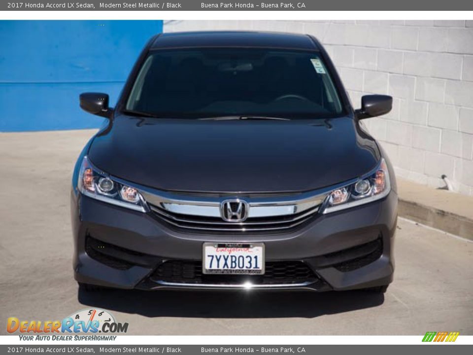 2017 Honda Accord LX Sedan Modern Steel Metallic / Black Photo #7