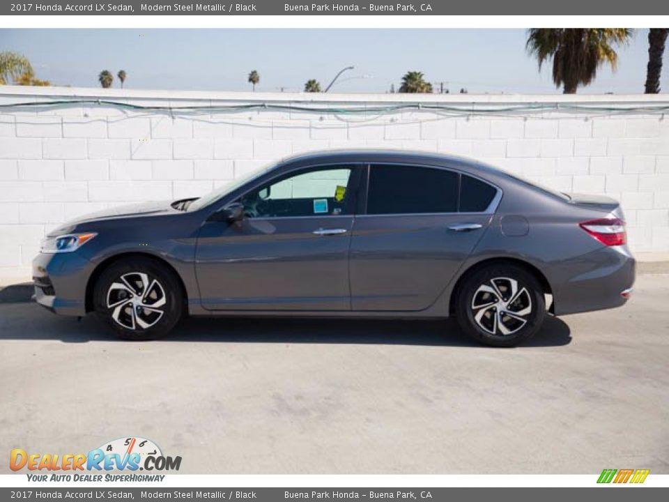 2017 Honda Accord LX Sedan Modern Steel Metallic / Black Photo #10