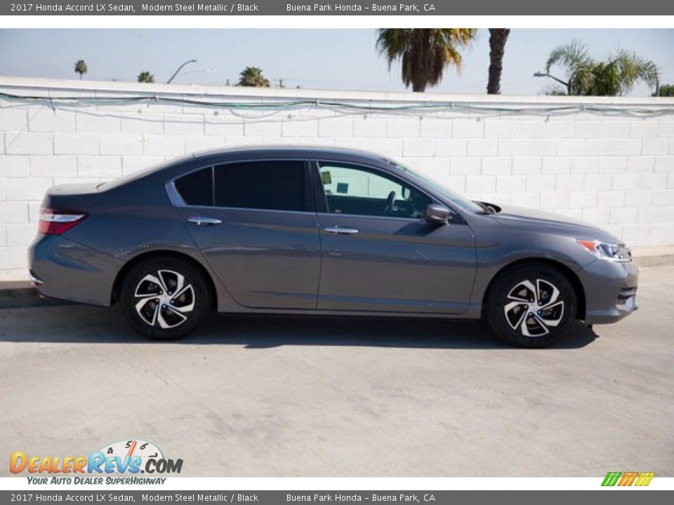 2017 Honda Accord LX Sedan Modern Steel Metallic / Black Photo #14