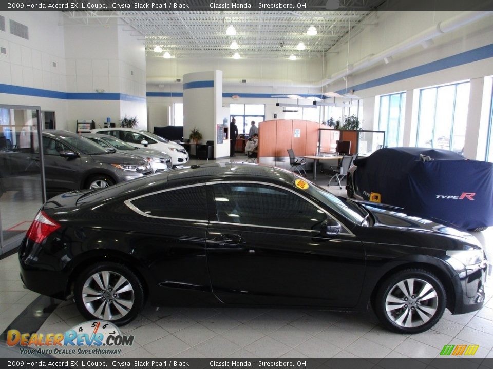 Crystal Black Pearl 2009 Honda Accord EX-L Coupe Photo #4