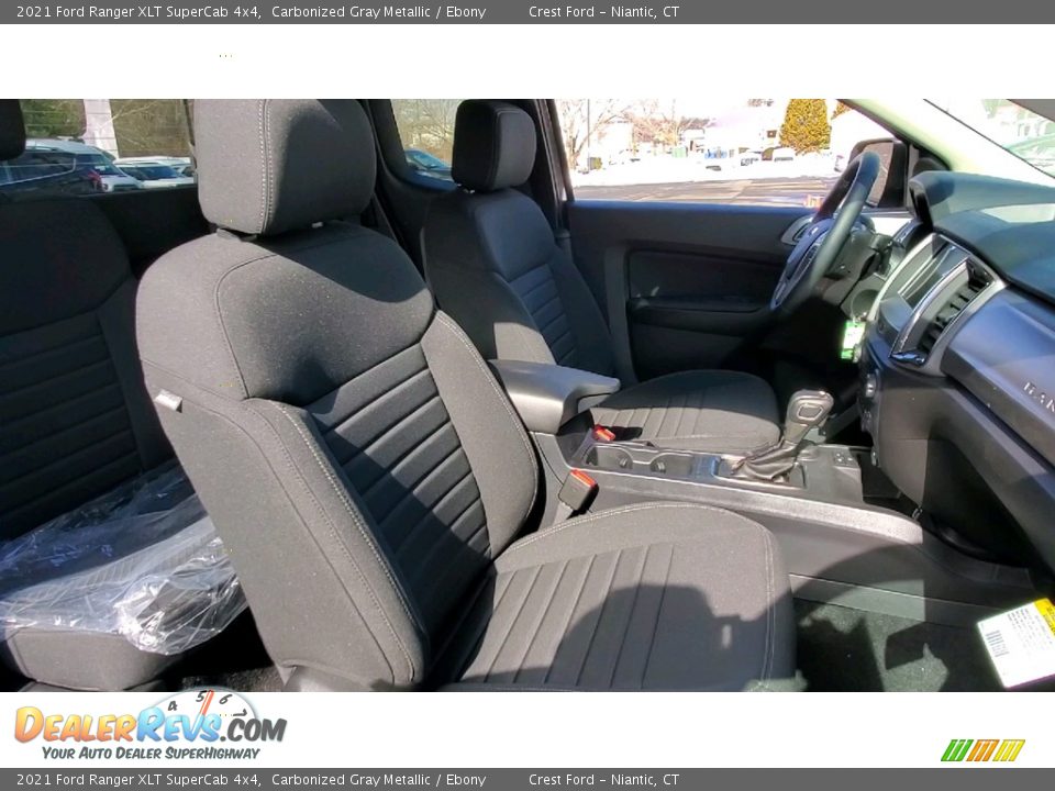 2021 Ford Ranger XLT SuperCab 4x4 Carbonized Gray Metallic / Ebony Photo #23