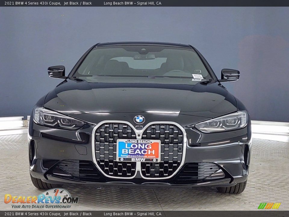 2021 BMW 4 Series 430i Coupe Jet Black / Black Photo #2