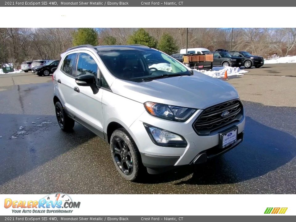 2021 Ford EcoSport SES 4WD Moondust Silver Metallic / Ebony Black Photo #1