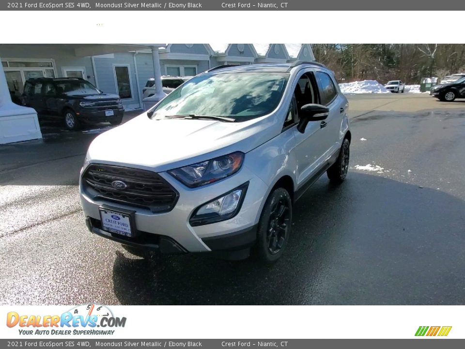 2021 Ford EcoSport SES 4WD Moondust Silver Metallic / Ebony Black Photo #3