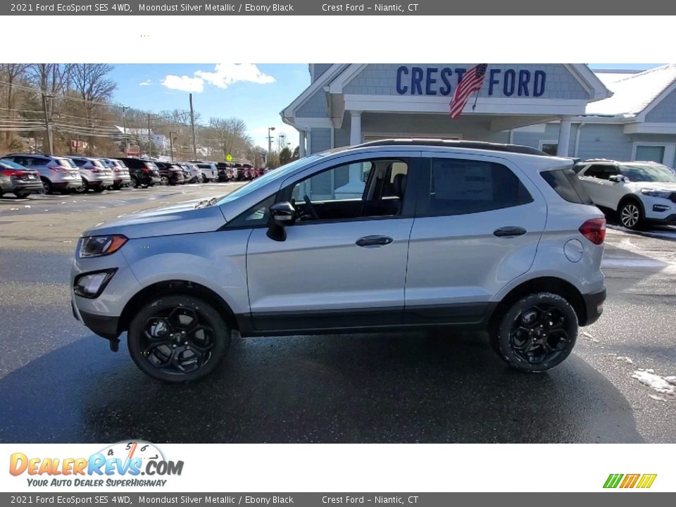 2021 Ford EcoSport SES 4WD Moondust Silver Metallic / Ebony Black Photo #4