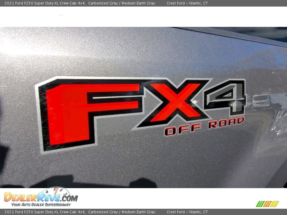 2021 Ford F250 Super Duty XL Crew Cab 4x4 Carbonized Gray / Medium Earth Gray Photo #9