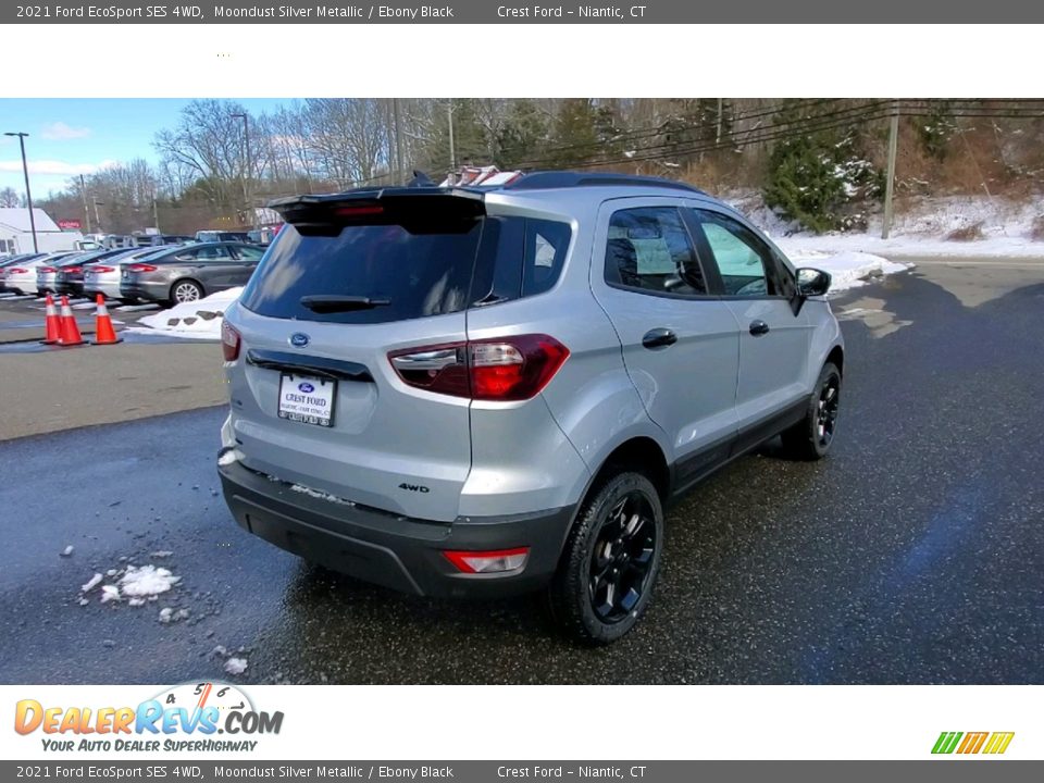 2021 Ford EcoSport SES 4WD Moondust Silver Metallic / Ebony Black Photo #7