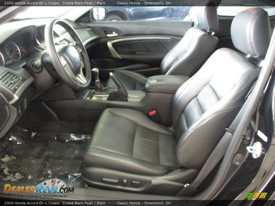 Front Seat of 2009 Honda Accord EX-L Coupe Photo #22