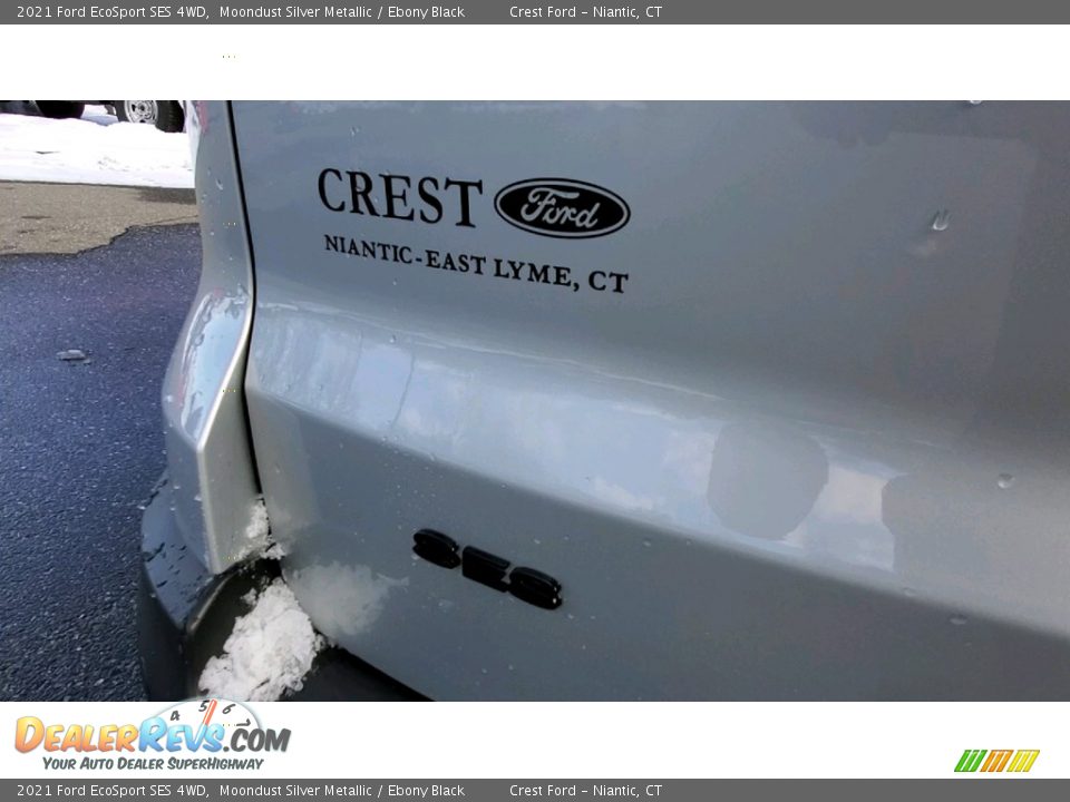 2021 Ford EcoSport SES 4WD Moondust Silver Metallic / Ebony Black Photo #10