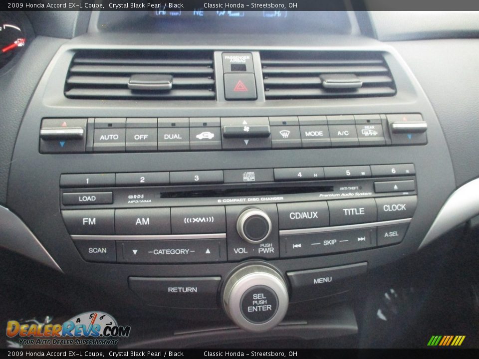 Controls of 2009 Honda Accord EX-L Coupe Photo #26