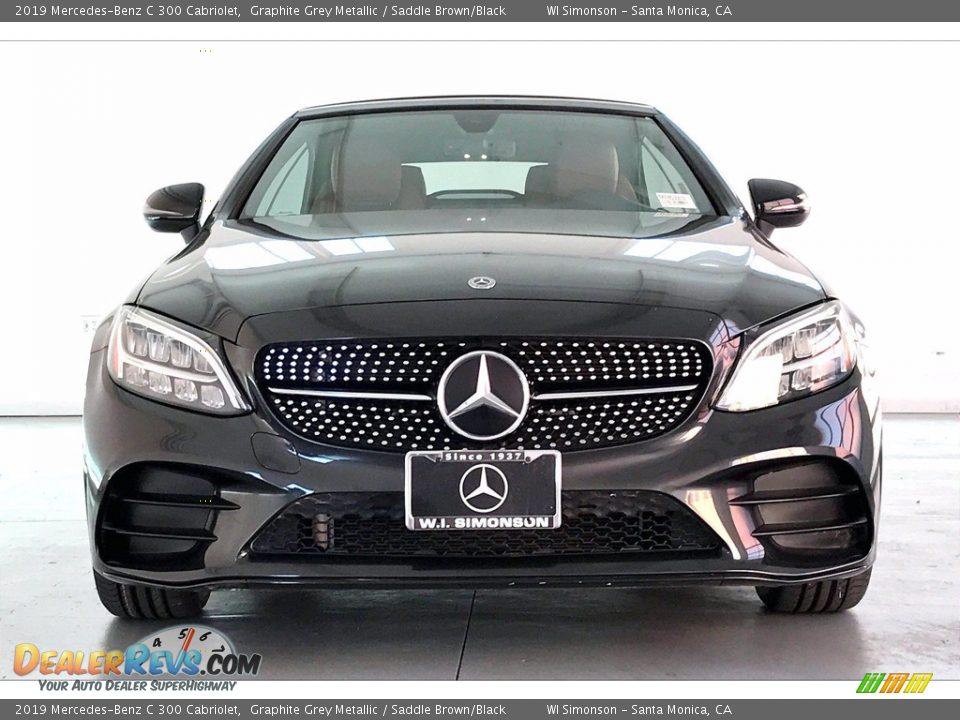 2019 Mercedes-Benz C 300 Cabriolet Graphite Grey Metallic / Saddle Brown/Black Photo #2