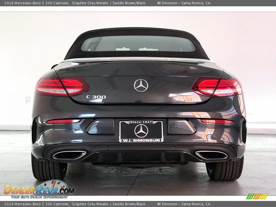 2019 Mercedes-Benz C 300 Cabriolet Graphite Grey Metallic / Saddle Brown/Black Photo #3