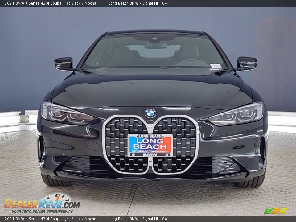 2021 BMW 4 Series 430i Coupe Jet Black / Mocha Photo #2