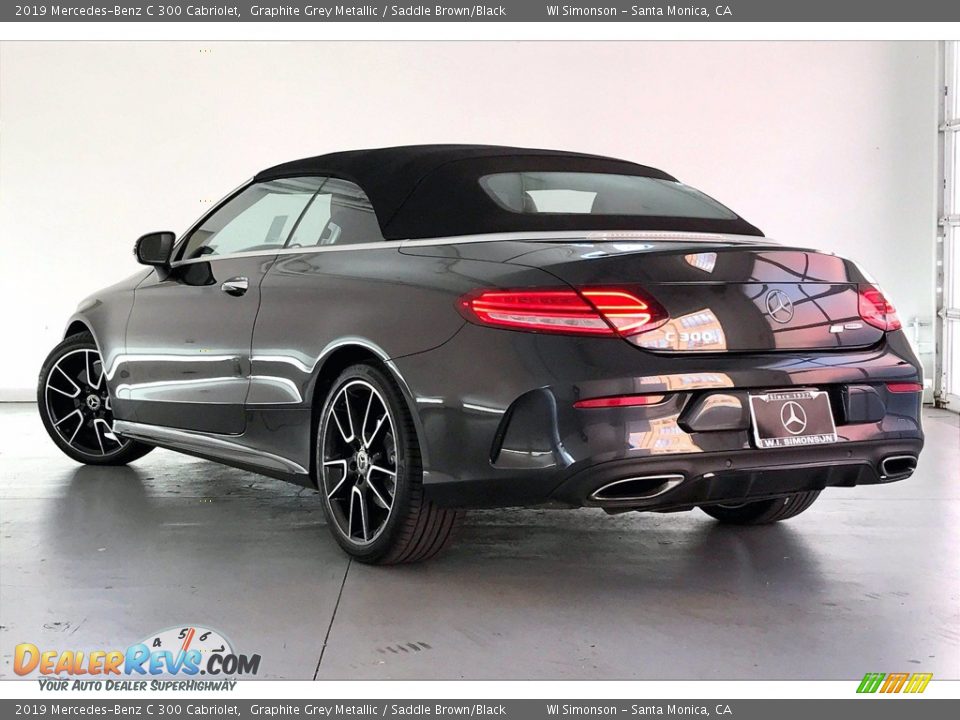 2019 Mercedes-Benz C 300 Cabriolet Graphite Grey Metallic / Saddle Brown/Black Photo #10