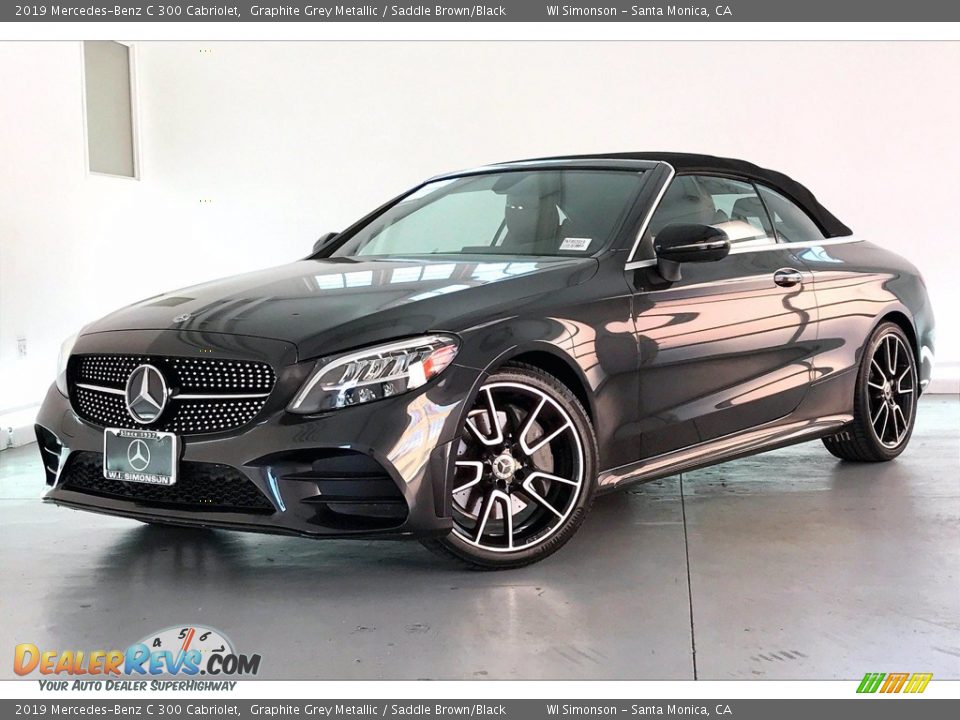 2019 Mercedes-Benz C 300 Cabriolet Graphite Grey Metallic / Saddle Brown/Black Photo #12