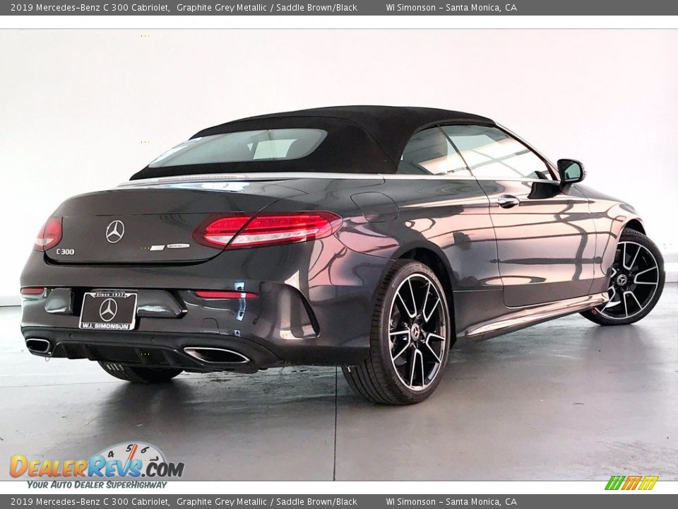 2019 Mercedes-Benz C 300 Cabriolet Graphite Grey Metallic / Saddle Brown/Black Photo #13