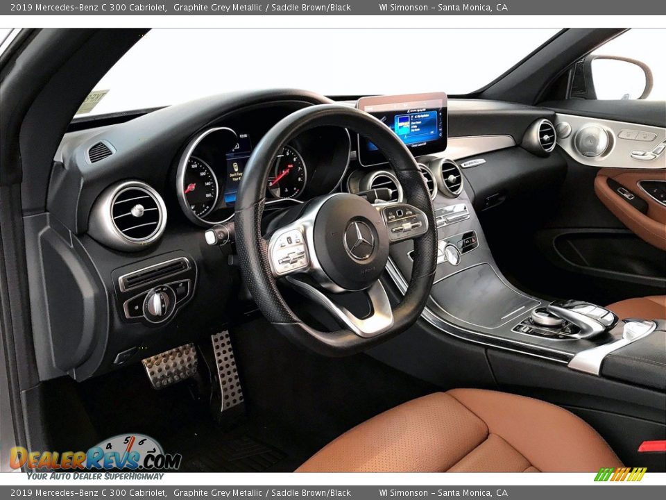Saddle Brown/Black Interior - 2019 Mercedes-Benz C 300 Cabriolet Photo #14
