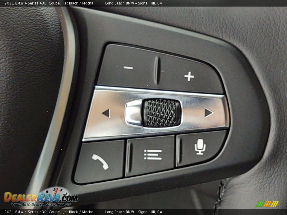 2021 BMW 4 Series 430i Coupe Jet Black / Mocha Photo #11