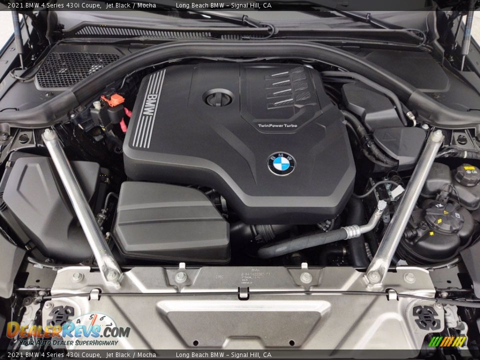 2021 BMW 4 Series 430i Coupe Jet Black / Mocha Photo #19