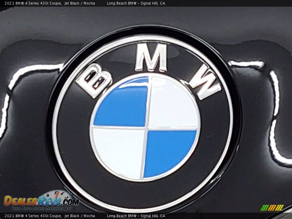 2021 BMW 4 Series 430i Coupe Jet Black / Mocha Photo #21