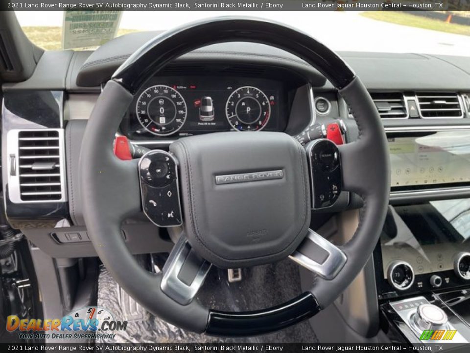 2021 Land Rover Range Rover SV Autobiography Dynamic Black Steering Wheel Photo #19